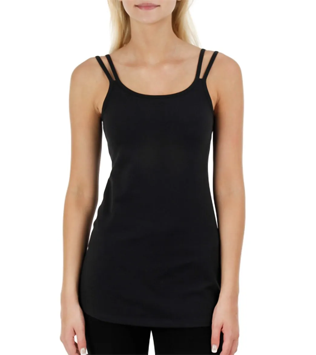 Beyond Yoga Women's Long Double Strap Cami