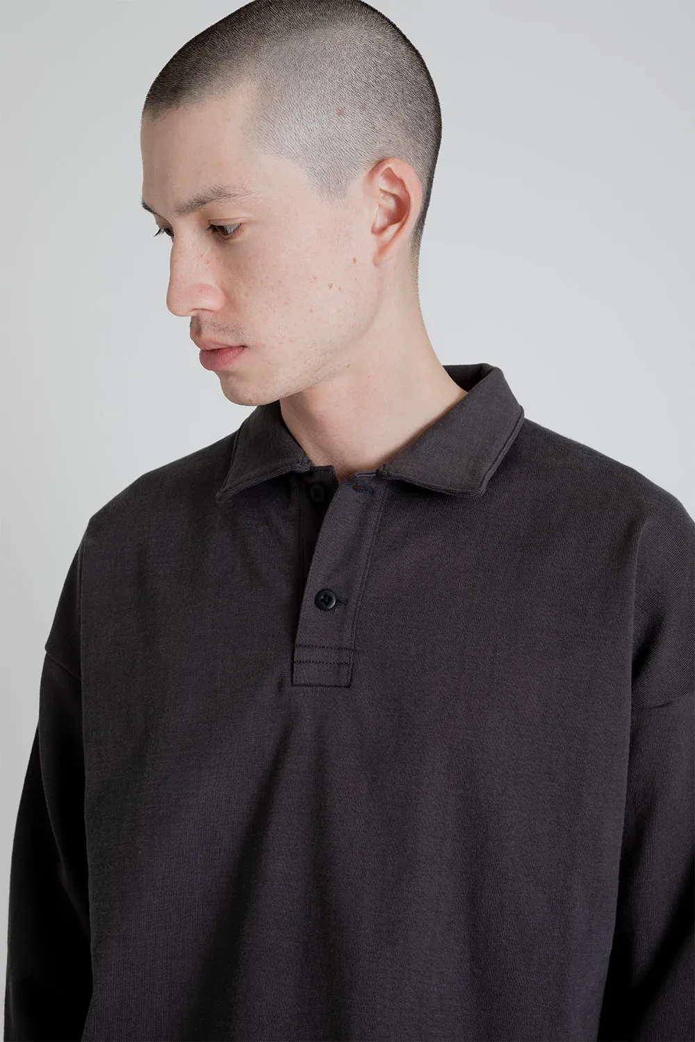Dotsume Sweat Owners Polo - Ink Black