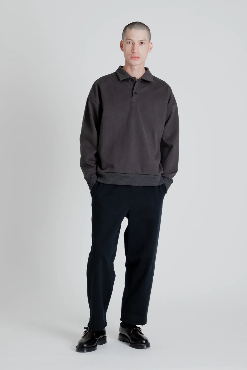 Dotsume Sweat Owners Polo - Ink Black