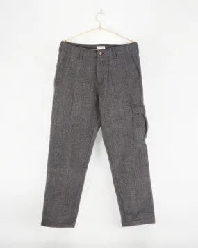 Malana Cargo Pant Melange Wool Grey