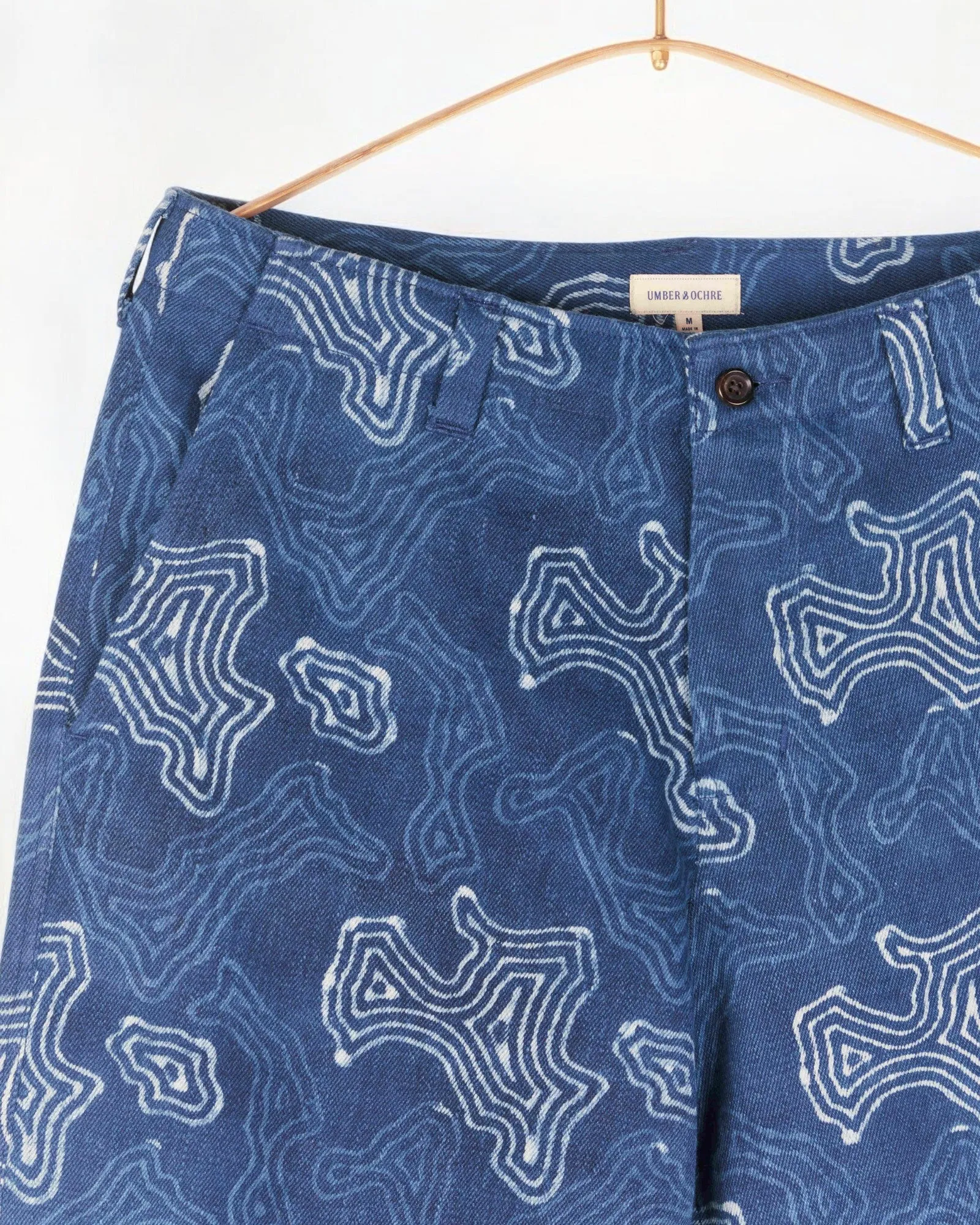 Malana Cargo Pant Twill Topography Indigo