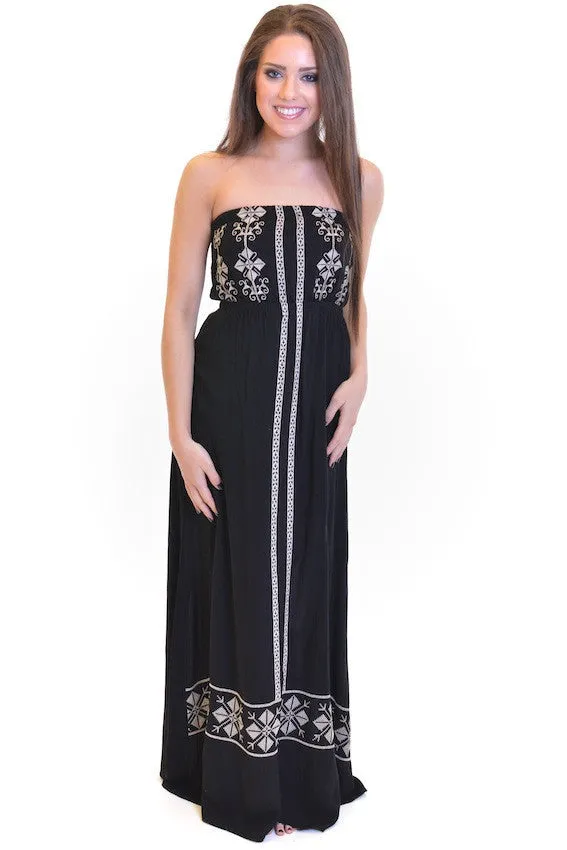 Meet Me At The Beach Maxi - Black