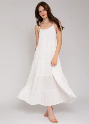 Sleeveless Tiered Maxi Dress