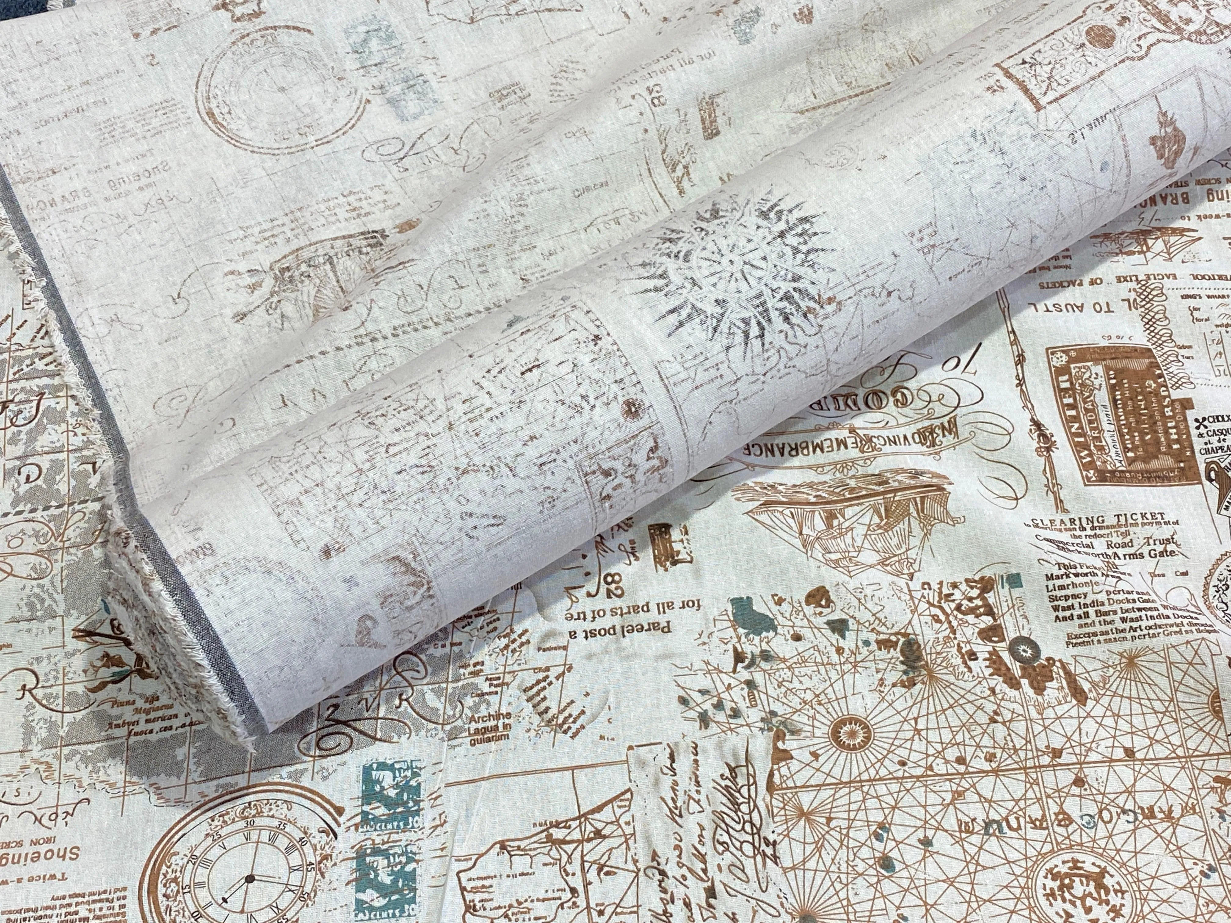 Time Travel -  Faux Linen