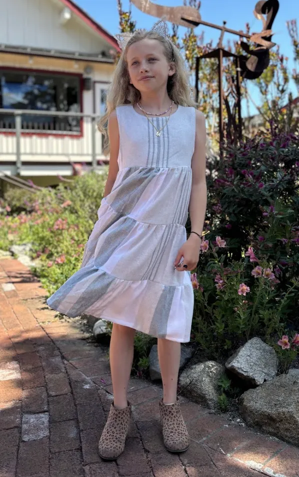 Trinity Dress in Sea Salt