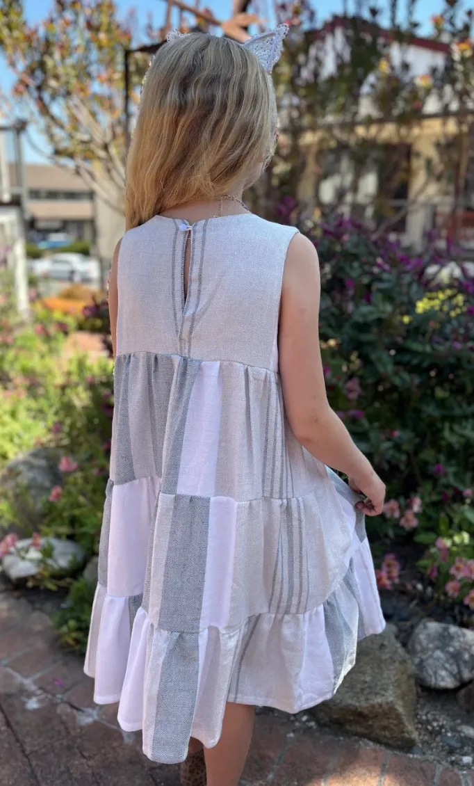 Trinity Dress in Sea Salt